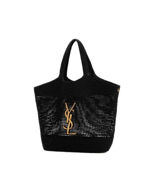 Saint Laurent Black Tote Bags