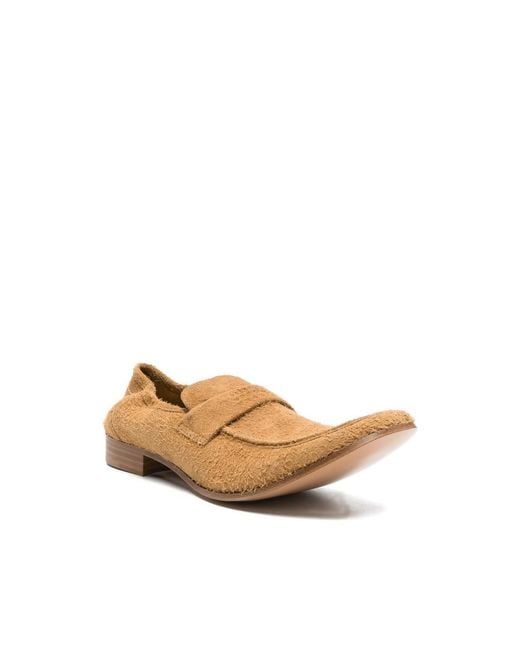 MM6 by Maison Margiela Natural Penny-Slot Loafers for men