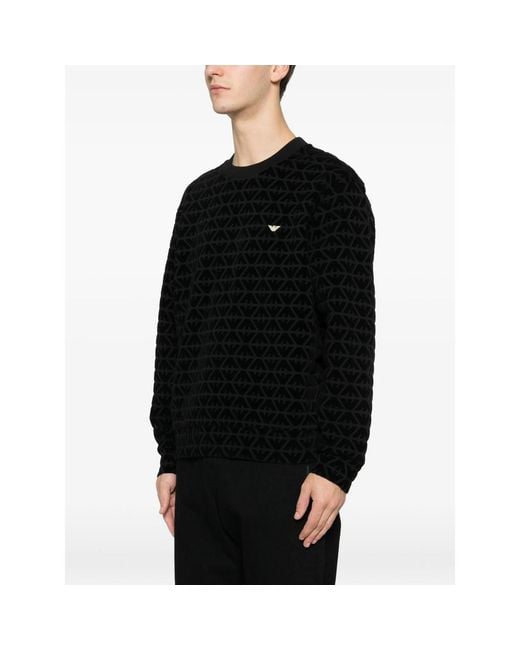 Emporio Armani Black Sweaters & Knitwear for men