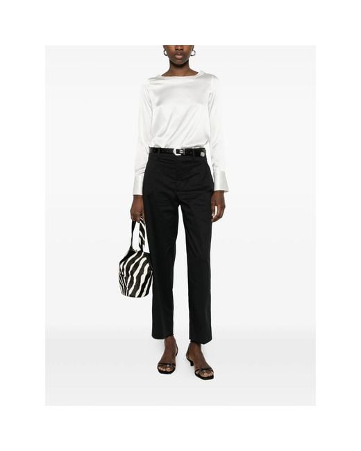 Mazzarelli White Angie Blouse