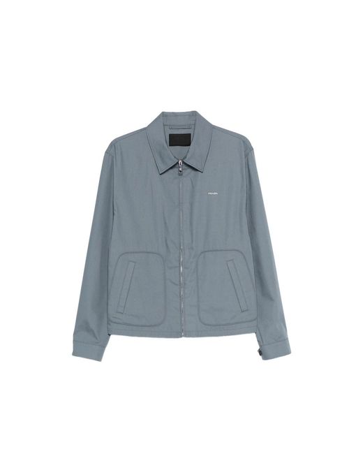 Prada Blue Jackets for men