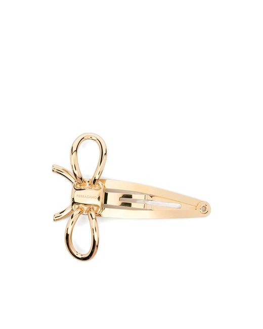 Ferragamo Metallic Hair Accessories