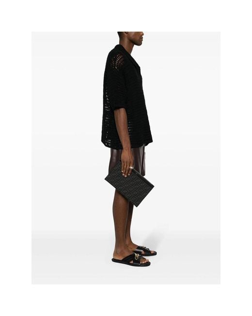 Fendi Black Clutch Bags for men