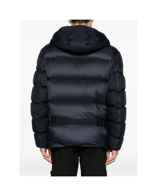 Parajumpers Blue Notigi Quilted Hooded Jacket for men