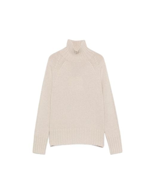Max Mara Natural 'Max Mara Ribbed-Knit Sweater