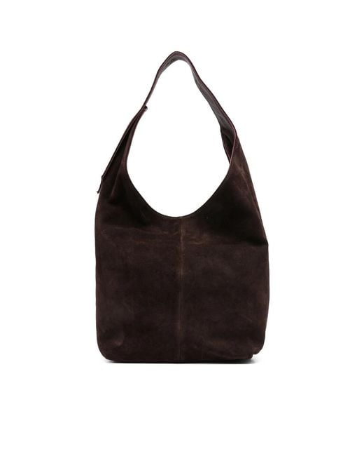 Maeden Black Monday Suede Shoulder Bag