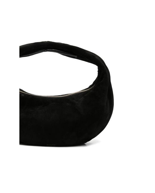 Khaite Black Tote Bag Suede