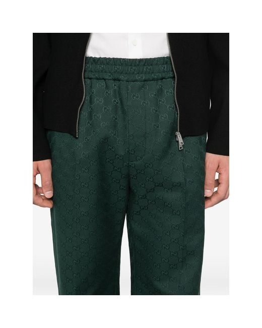 Gucci Green Trousers for men