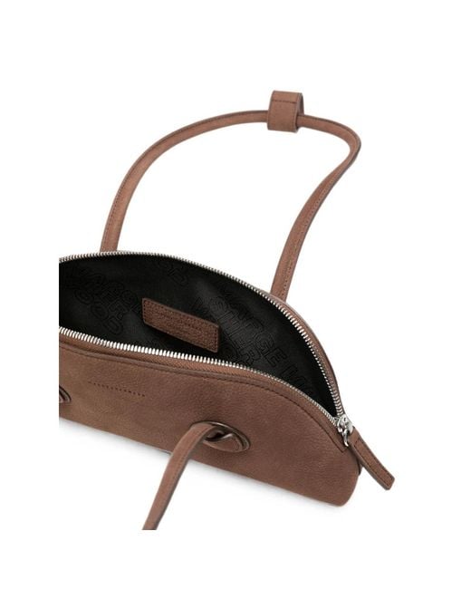 MARGE SHERWOOD Brown Bessette Leather Shoulder Bag