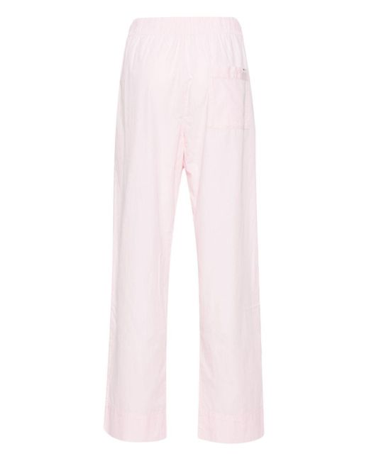 Tekla Pink Poplin Pyjama Pants