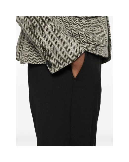 Covert Black Straight-Leg Trousers