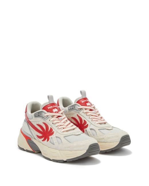 Palm Angels Pink The Palm Runner Sneakers