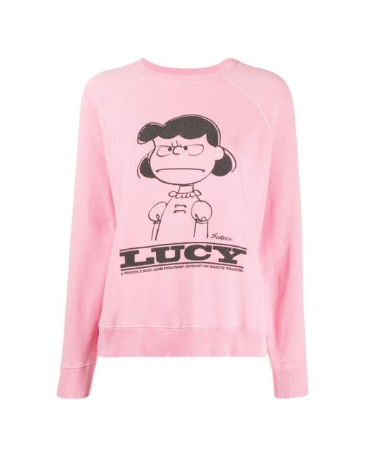 Marc Jacobs Pink X Peanuts Lucy Sweatshirt