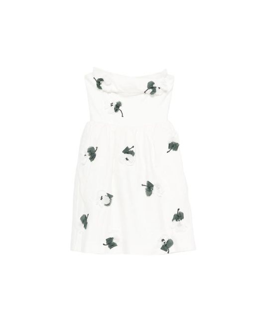 ShuShu/Tong White Dress Linen