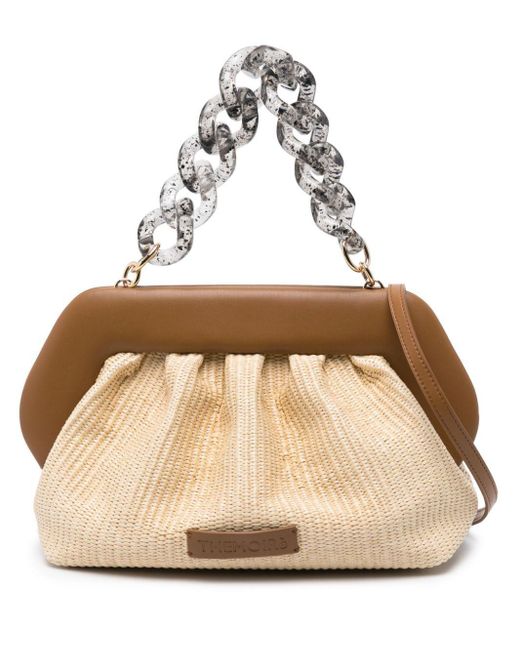 THEMOIRÈ Natural Bios Straw Shoulder Bag