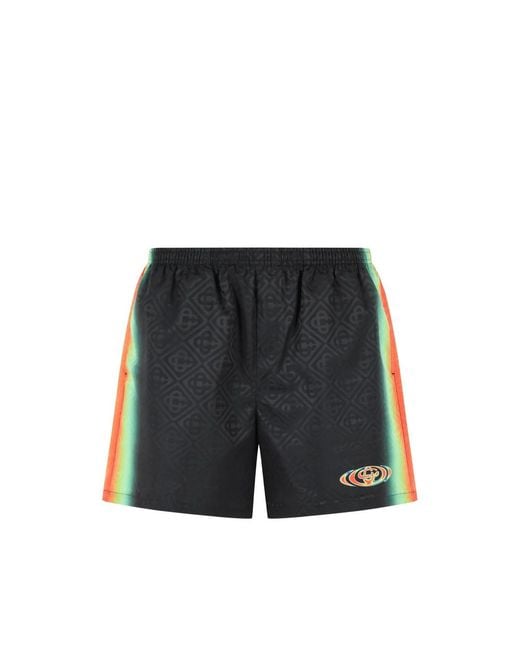 Casablanca Black Swim Shorts for men