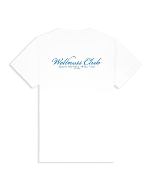 Sporty & Rich White 1800 Health Cotton T-shirt