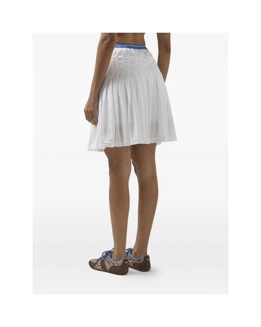 Gcds Gray Polyester Skirt