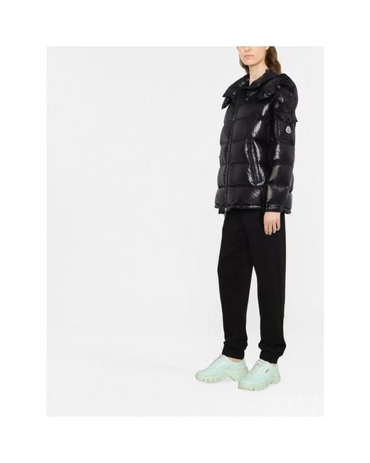 Moncler Black Maire Hooded Puffer Jacket