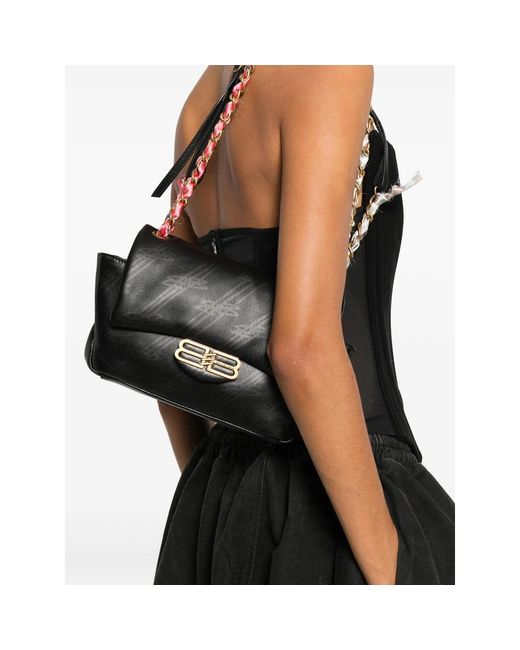 Balenciaga Black Shoulder Bags