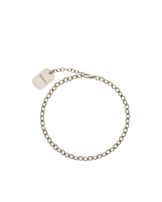 Saint Laurent Metallic Bracelets for men