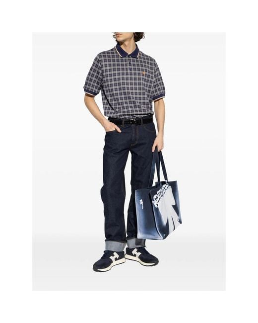 Burberry Blue Polo Shirts for men