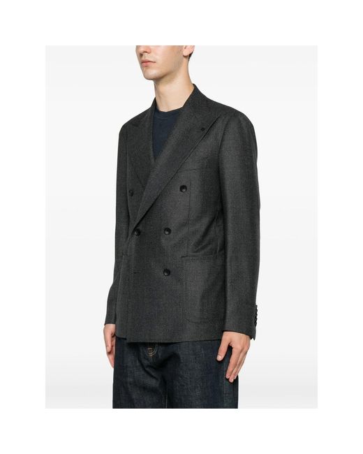Tagliatore Black Jackets for men