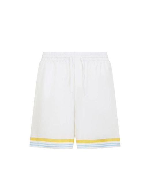 Casablanca White Shorts for men