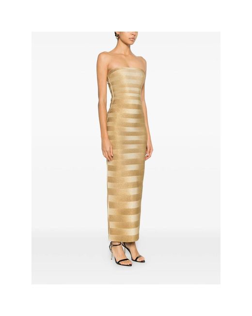 Hervé Léger Natural Gowns