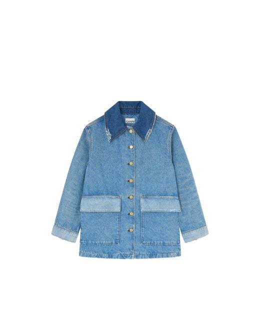 Ganni Blue Jackets