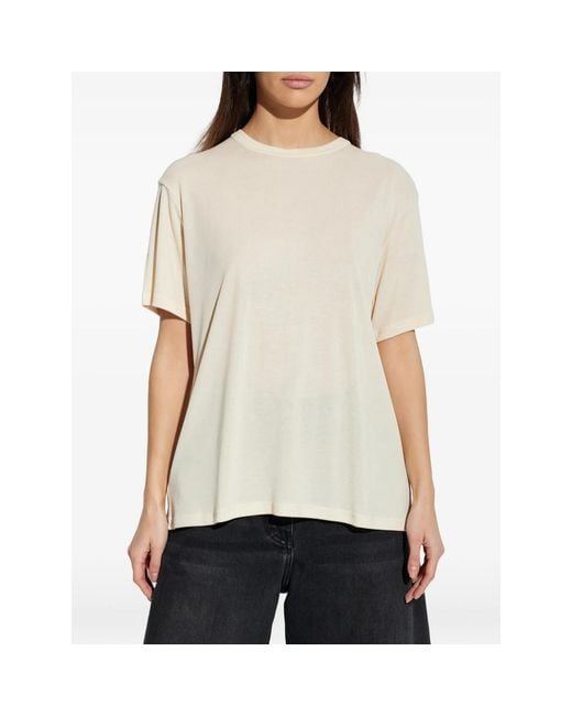 Studio Nicholson White Rond Short-Sleeve T-Shirt