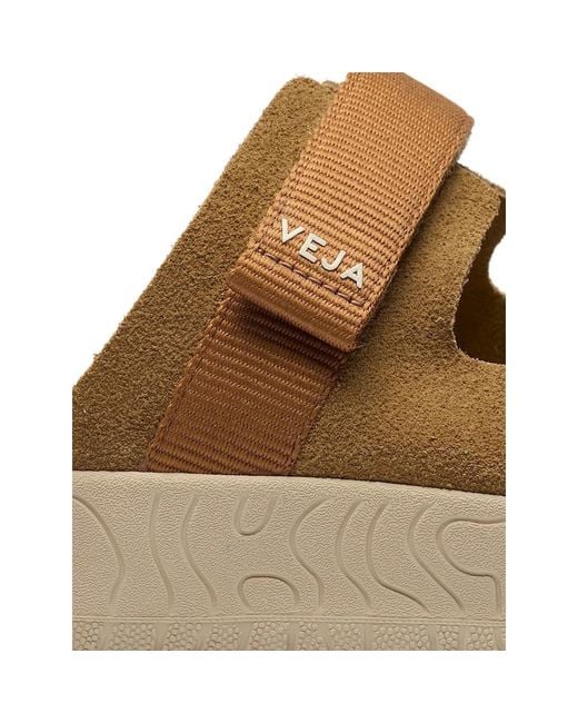 Veja Brown Arpoador Flat Sandals for men