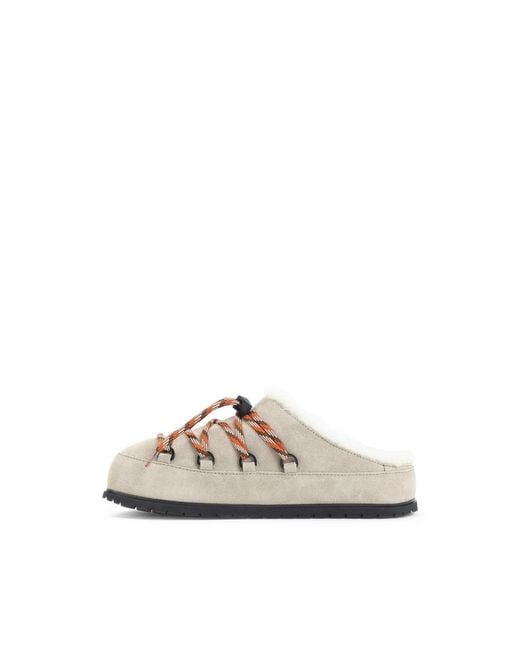 Prada Natural Neutrals Slippers