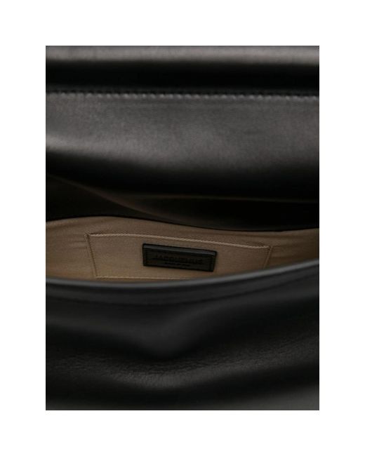 Jacquemus Black Rond Carré Clutch Bag