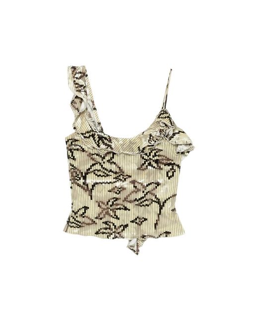 Siedres Multicolor Arla Ruffled Floral Top
