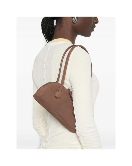 MARGE SHERWOOD Brown Bessette Leather Shoulder Bag