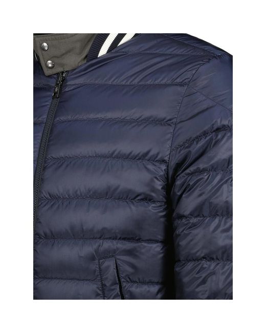 Moncler Blue Outerwears for men