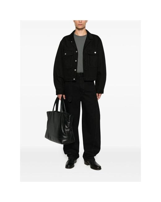 Lemaire Black Outerwears for men