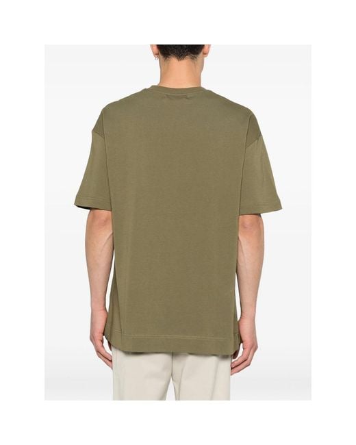 Samsøe & Samsøe Green T-Shirt Joel Burol for men