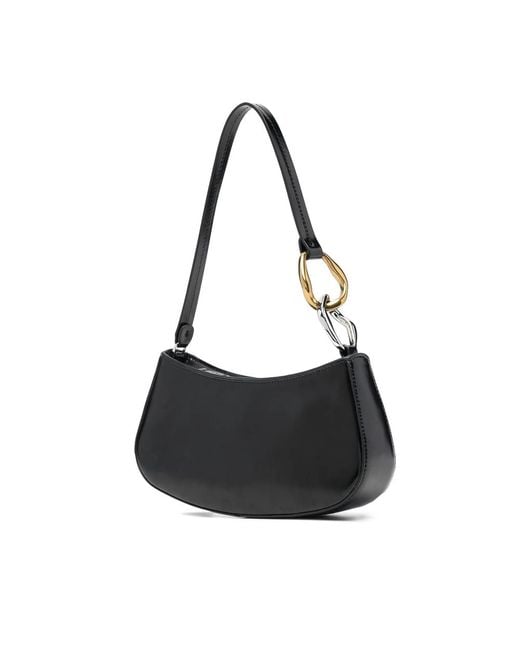 Staud Black Small Ollie Shoulder Bag