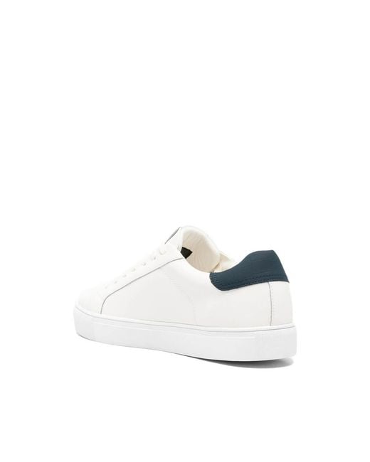 HIDE & JACK White Panelled Sneakers for men