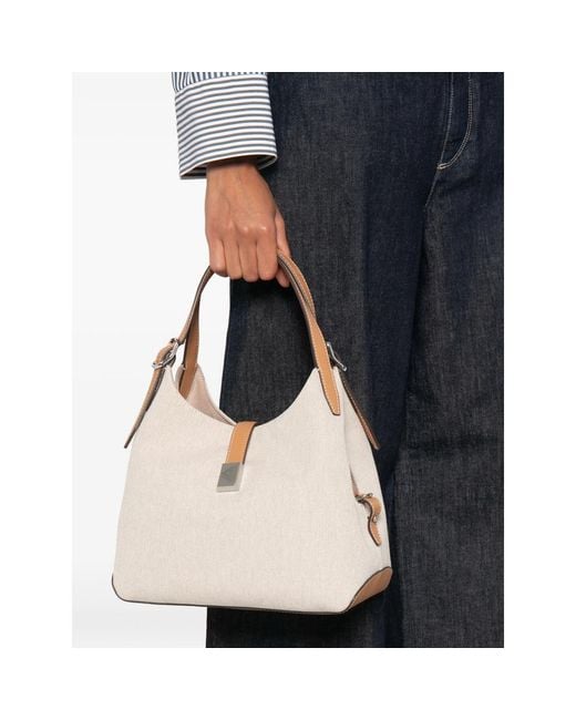 Kate Spade Gray Tote Bag Canvas