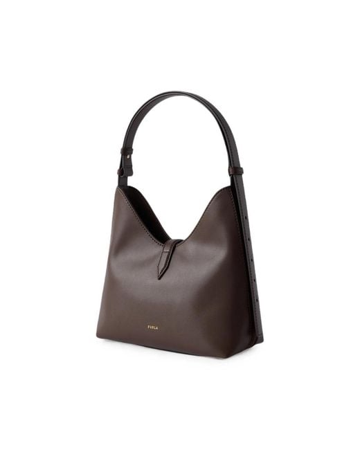Furla Brown Leather Shoulder Bag S