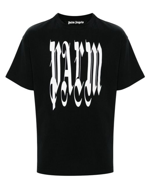 Palm Angels Black T-Shirts & Tops for men