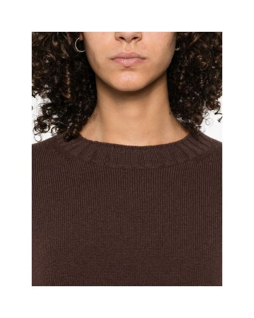 Loulou de Saison Brown Mora Lds Cashmere Sweater