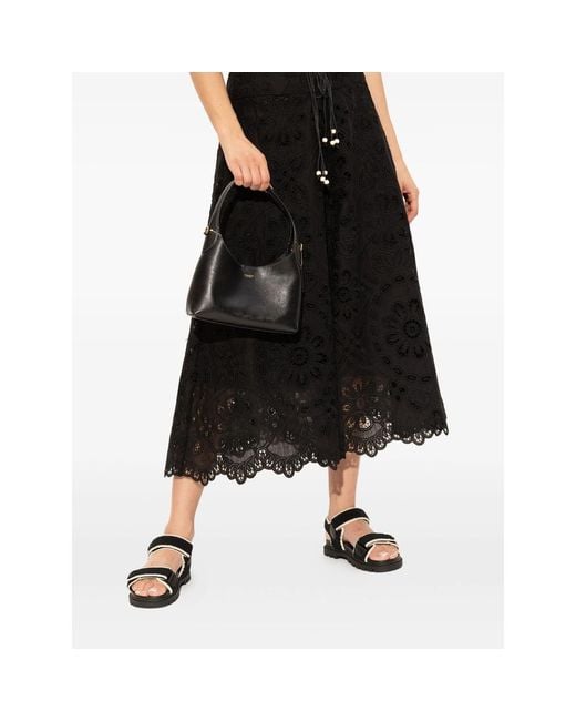 COACH Black Brooklyn 23 Chain-Embellished Tote Bag