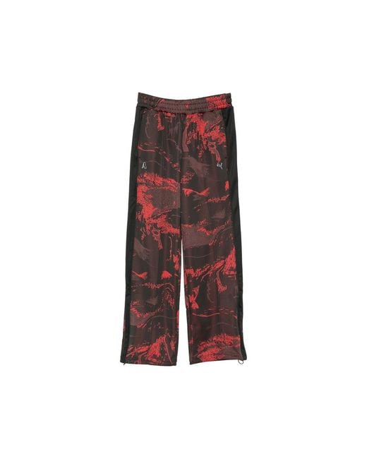 Puma X Ahluwalia Red X Ahluwalia T7 Graphic-Print Track Pants for men