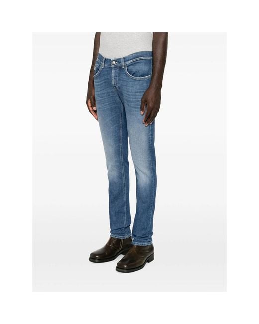 Dondup Blue George Faded Jeans for men