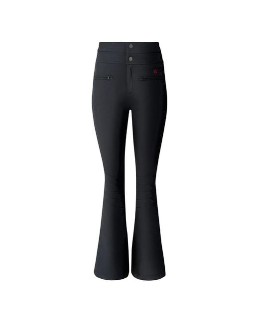 Perfect Moment Black Aurora High-Waist Flare Ski Trousers