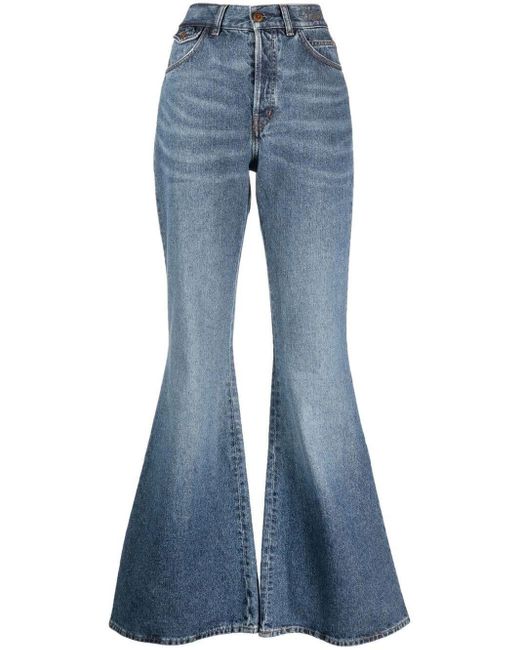 Chloé Blue Flared Denim Jeans